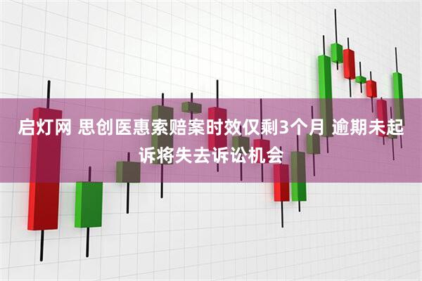 启灯网 思创医惠索赔案时效仅剩3个月 逾期未起诉将失去诉讼机会